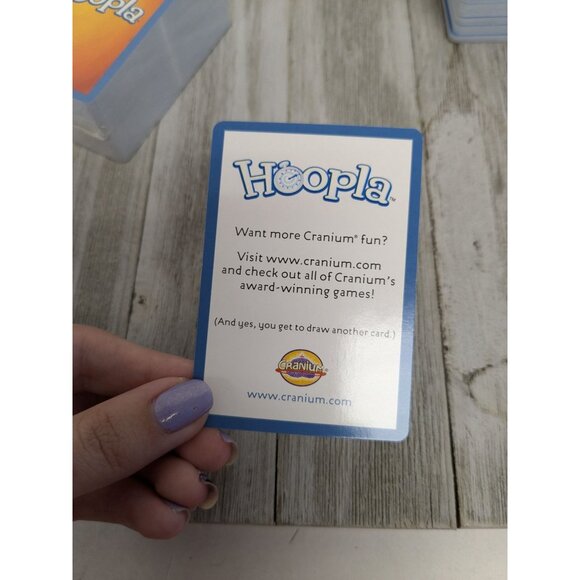 Cranium Hoopla Game Replacement Parts Cards 1 Unopened Instructions 2002-2004 - Picture 5 of 8